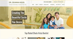 Desktop Screenshot of drrisossmilebydesign.com